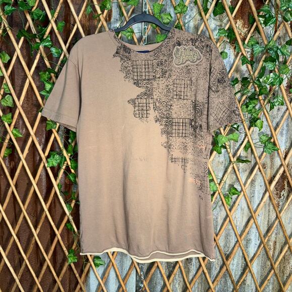 Vintage Y2K billabong jumbo skate surf AOP grunge 00s tshirt - Picture 1 of 4